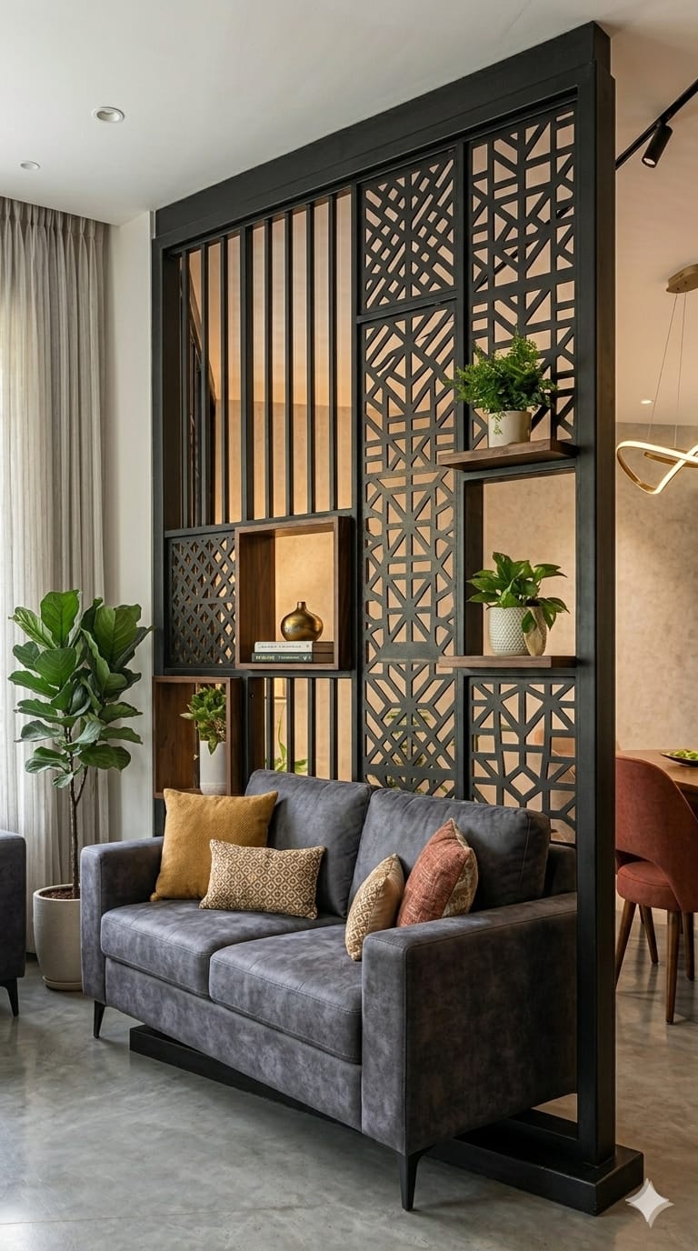 Designer Golden Frame Mirror