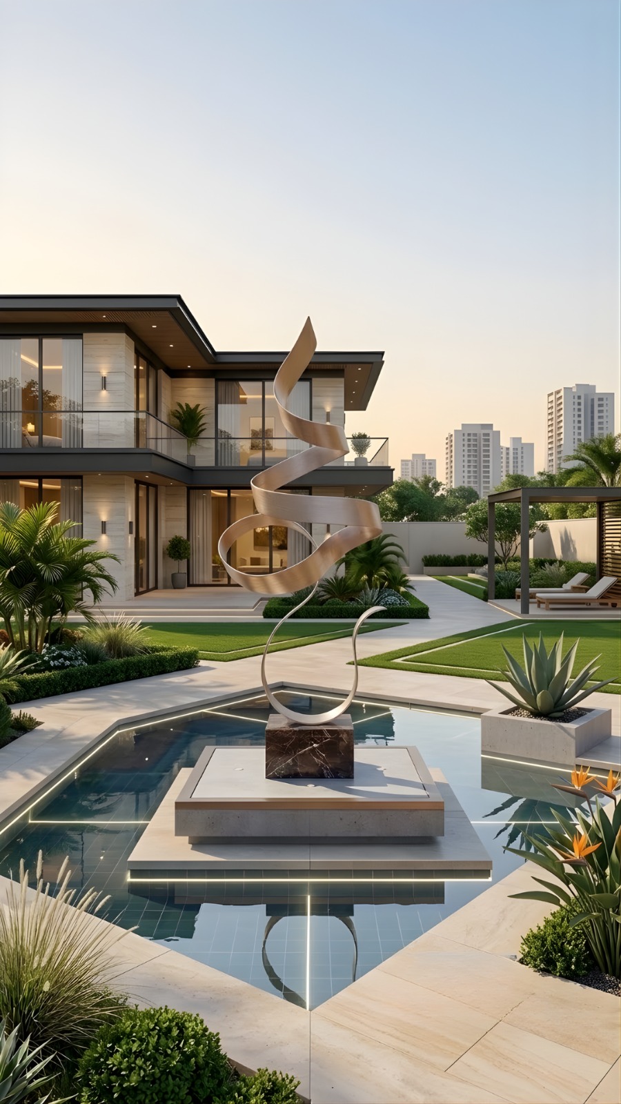 Designer Golden Frame Mirror