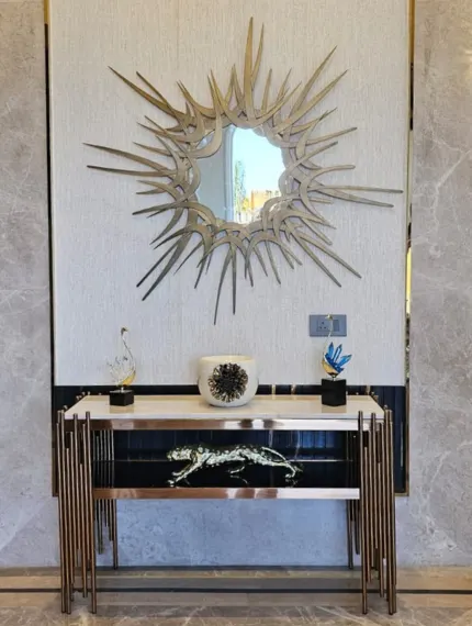 Designer Golden Frame Mirror